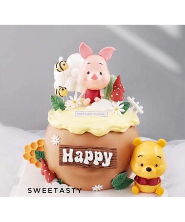 MEMOVAN Winnie The Pooh Cake Topper - Mini Figurines Collection for Kids Birthday and Baby Shower Party Supplies - Buy Online on SooperMarket.com