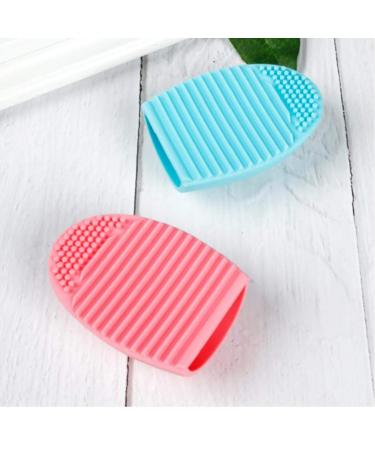 Silicone Makeup Brush Cleaner - Portable Cleaning Pad & Remover in Random Colors | Essential Beauty Tool for Flawless Makeup - Buy Online on SooperMarket.com