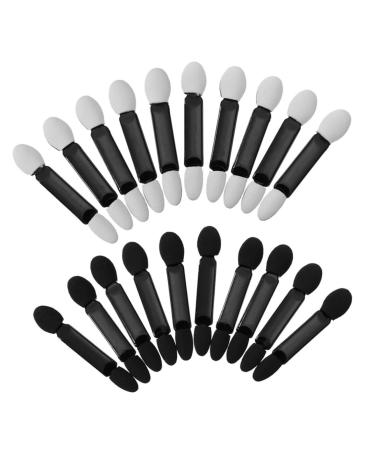 PLAFOPE 120pcs Cotton Eyeshadow Brush Double Ended Makeup Brush Eye Brush for Makeup Facial Tool Non Latex