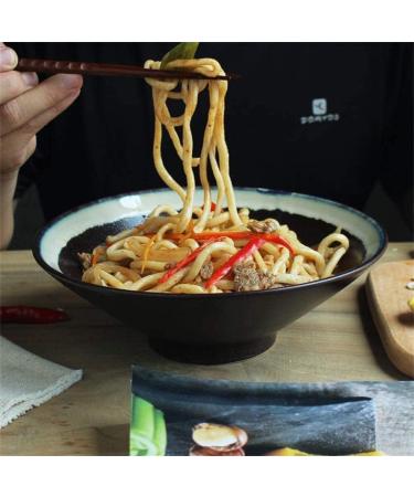 Accessories Kitchen Pantryware Multi Purpose/Salad Serveware Serving Bowls Mixing bowlLarge Soup Bowl Ramen Noodle Bowl Retro Fruit Salad Bowl Creative Ceramic Tableware Mixing Bowl Serving Bowl 9.1 inches - Buy Online on SooperMarket.com