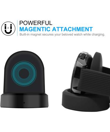 Charger Compatible with Samsung Galaxy Watch 42mm/46mm  Upgraded Charging Cradle Dock for Samsung Galaxy Watch SM-R800/R810/R815 Smart Watch Charger (Not for Active)  Black - Buy Online on SooperMarket.com