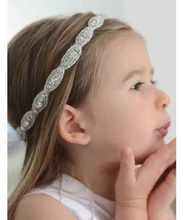 Denifery Rhinestone Crystal Flower Girl Headband - Perfect for Weddings, Festivals and Holidays - Buy Online on SooperMarket.com