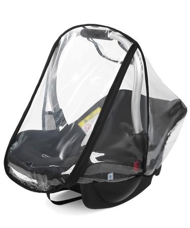 Cysocool Universal Baby Car Seat Rain Cover With Easy Access Zipper Waterproof Weather Shield for Infant Baby Carrier Rain Shield Car Seat Accessory for Maxi-Cosi pebble plus cabriofix Car Seat