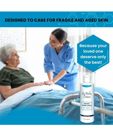 La Petite French Premium Liniment Wiping Lotion for Seniors - USDA Organic Incontinence Moisturizer & Skin Cleanser (8 oz) - Eco-Friendly Alternative to Wet Wipes - Buy Online on SooperMarket.com