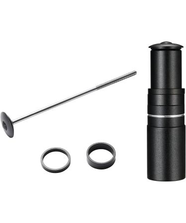 Boenoea Bike Stem Riser Extender 115mm - Aluminum Alloy Handlebar Raiser for Mountain, Road, MTB, BMX, Fixie - Black - Buy Online on SooperMarket.com