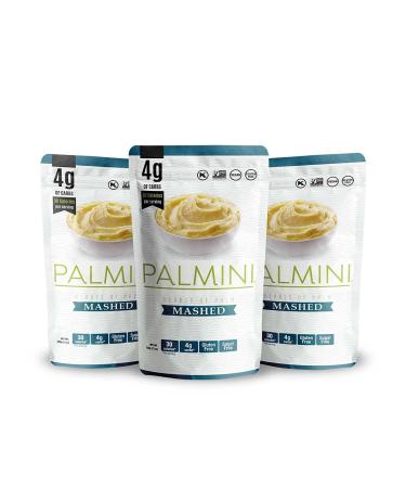 NEW!! Palmini Low Carb Mashed | 4g of Carbs | As Seen On Shark Tank (12 Ounc (Pack of 3))