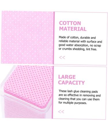 Buy Housoutil Eyelash Cleaning Pads - 2 Boxes Nail Polish Remover Wipes & Glue Wipers for Salon Supply | International Shipping Available - Buy Online on SooperMarket.com