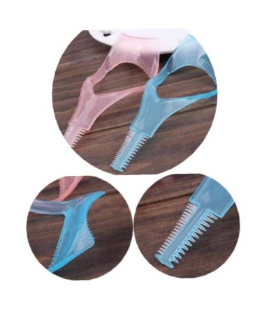 3 in 1 Eyelash Tool - Transparent Pink Mascara Shield & Eyelid Card for Flawless Makeup Application | International Shipping Available - Buy Online on SooperMarket.com