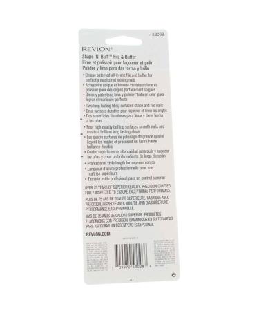 Revlon Shape-N-Buff Nail Buffer - 1 Count | Perfect Your Nails - Buy Online on SooperMarket.com