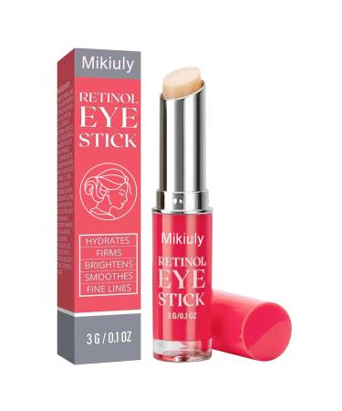 Retinol Eye Cream Retinol Eye Stick Eye Balm Stick Eye Repair Cream Smoothens Wrinkle Eye Cream for Puffy Eyes Eye Brightener Stick for Dark Circles Reducing Fine Lines Eye Cream for Puffiness 3g
