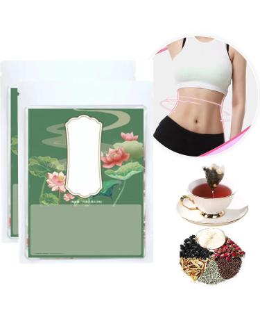Rose and Lotus Leaf and Health Tea Rose Lotus Leaf Intestinal Cleansing Health Tea Health Liver Care Tea Chinese Nourishing Liver Tea Nourishing Liver and Protecting Liver Tea (2 Box)
