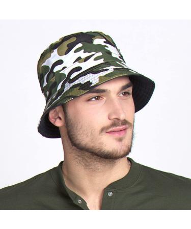 Apanphy Outdoor Angel Hat Cap | Fishing Hat with Net Grids | Summer Bucket Hat for Men | UV Protection Headgear - Buy Online on SooperMarket.com