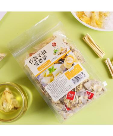 Enming Bamboo Cane Rock Sugar Pear Tea 300g - Natural and Refreshing Tea Blend - Buy Online on SooperMarket.com
