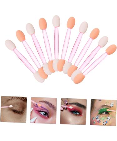 Gogogmee 100pcs Eye Shadow Stick Cosmetic Eyeshadow Brush Mini Makeup Sponge Para Comestic Emulsion Pink 6.20X0.50X0.50CM Pink - Buy Online on SooperMarket.com