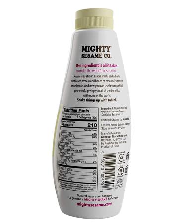 Mighty Sesame Co. Organic Tahini Paste 10.9oz (2 Pack) - Gluten Free, Vegan, Non-GMO, Keto Friendly - Buy Online on SooperMarket.com