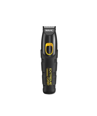 WAHL Canada Lithium-Ion Extreme Grip Multigroomer Offers versatile body grooming with 4 interchangeable heads the secure makes it easy for trimming & edging at multiple angles - Model 3115 Black