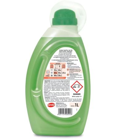 Eureka Sensitive Non Bio Liquid Detergent 1L with Olive Oil Soap & Chamomile - Pack of 1 - Buy Online on SooperMarket.com