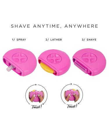1 in 1 Women's Shaver - Portable Hair Trimmer & Manual Hair Remover (Rose Red) | Shop Internationally - Buy Online on SooperMarket.com
