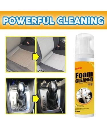 Multipurpose Foam Cleaner Spray Foam Cleaner for car and House Lemon Flavor All-Purpose Household Cleaners for Kitchen Bathroom Car 100ml (2 Set) - Buy Online on SooperMarket.com
