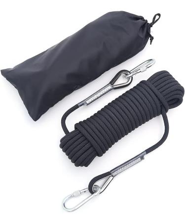XINSHUNCAN 12mm Outdoor Climbing Rope - Static Rock Climbing & Tree Rappelling - Nylon Rope for Ice Climbing & Fire Rescue - 32ft with Steel Hooks - Buy Online on SooperMarket.com