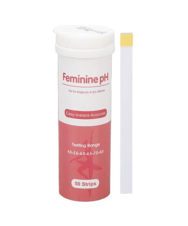 Disposable Vaginal Health PH Test Strips 50 PCS PH Test Strips for Women Monitor Feminine Vaginal Intimate Health Prevent Infection Accurate Acidity Feminine (50 Strips)