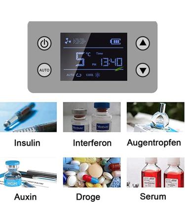 Outdoor Insulin Refrigerated Box Home Medicine Refrigerator Insulin Cooler Keeps Diabetes Medication Cool for Home Car Travel Camping - Buy Online on SooperMarket.com