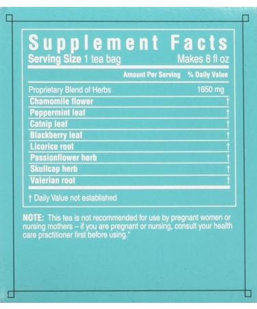 Chinese Medicinal Tea-Relaxing Herbal Tea Triple Leaf Tea 20 Bag - Buy Online on SooperMarket.com