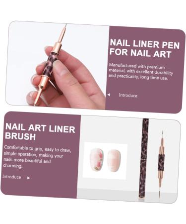 minkissy Nail Polish Nail Art Brush Liner Brush for Nails Nail Art Pen Nail Art Liner Brush Nail Liner Brush for Painting Nail Liner Brush for Manicure Acrylic Metal The Brush - Buy Online on SooperMarket.com