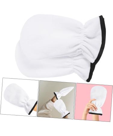 ABOOFAN 3 Pairs Maintenance Essential Oil Gloves Hot Wax Bath Shower Gloves Paraffin Bath Bags Paraffin Wax Bath Liners Warm Gloves Heat Hand Cover Flannel Hyperthermia White Spa - Buy Online on SooperMarket.com