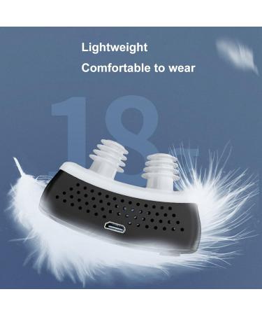 Double Vortex Gas Electric Snoring Solution Aid - Soft Silicone, Easy Breathing, 6 Gears - Buy Online on SooperMarket.com