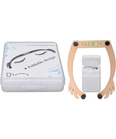 Eyebrow Line Marker Ruler Set Foldable Brow Mapping String Microblading Kit Eyebrow Stencils Eyebrow Mapping Kit for Novice and Professional.(gold) - Buy Online on SooperMarket.com