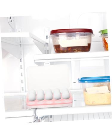 OSALADI Egg Keeper 2pcs 10 Egg Holder Egg Containers with Lid Storage Pull Out Drawers Red Portable Crisper re-usable Red 24.5*10.5*7cm - Buy Online on SooperMarket.com
