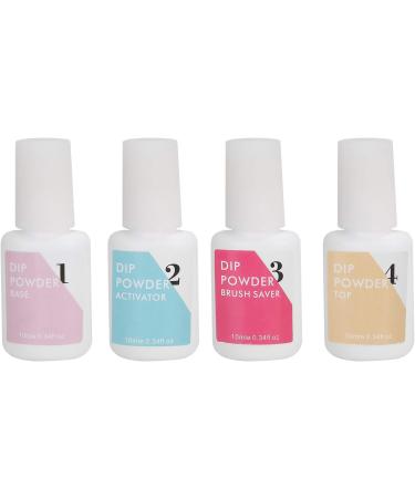 Dip Powder Nail Kit Nail Art Manicure DIY Salon Beginner Extension Kit Nail Dipping Powder Starter Set Nail Art Powder Top Base Coat Gel Dust Brush Manicure Tool Set for Nail K1214 - Buy Online on SooperMarket.com