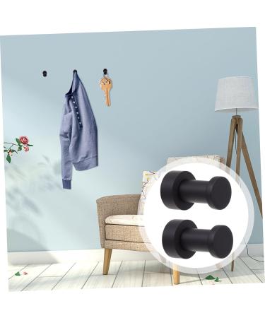 ABOOFAN 4 Pcs Bathroom Towel Hook Heavy Duty Clothes Rack Purses Black Towel Hook Towel Hooks Towel Rack 3X1.8X1.8CMx2pcs Blackx2pcs - Buy Online on SooperMarket.com