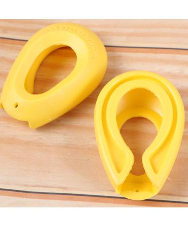 2 Pairs Silicone Hair Dye Ear Covers - Waterproof Earmuffs for Salon, Bathing, Shower & Spa - Random Color Yellow - Buy Online on SooperMarket.com