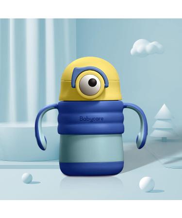 BC BabyCare Kids Stainless Steel Sippy Cup 9.8oz - Blue | Insulated Leakproof Bottle for 1 Year Old | Cute Cartoon Design | Keeps Water Cold 12h+ | BPA-Free - Buy Online on SooperMarket.com