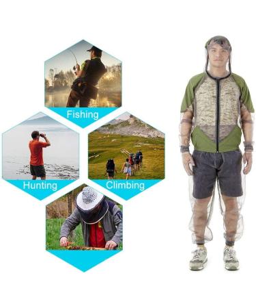 Lixada Outdoor Breathable Ultra-fine Mesh Jacket & Pants Set - XX-Large | Men & Women Summer Wear - Buy Online on SooperMarket.com