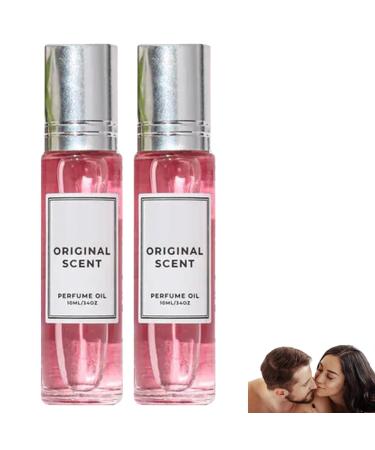 Flavor Pheromone Perfume Pheromone Perfume Pheromones Perfumes for Women Glamour Perfumes for Women Rose Pheromone Perfume for Women and Men Fresh Long-Lasting (2pcs)
