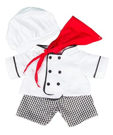 Chef Outfit Teddy Bear Clothes Outfit Fits Most 14 - 18 Build-a-bear Vermont Teddy Bears and Make Your Own Stuffed Animals