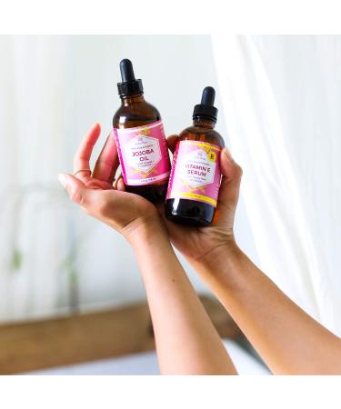Leven Rose Jojoba Oil 4 oz - Pure, Cold Pressed, Natural Moisturizer for Skin, Hair, Body, Nails - Buy Online on SooperMarket.com