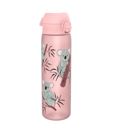 Ion8 Water Bottle Leak Proof Easy to Open Secure Lock Dishwasher Safe BPA Free Hygienic Flip Cover Carry Handle Easy Clean Odour Free Koalas Design OneTouch 2.0 Koala