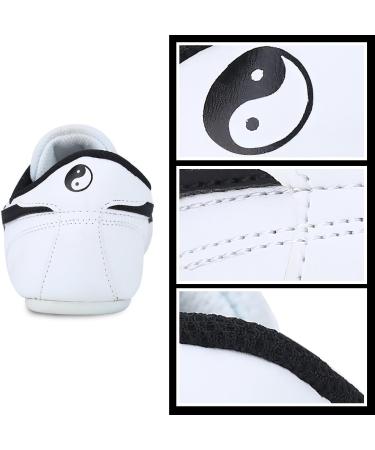 Buy Lightweight Taekwondo Sports Shoes | Martial Arts Sneakers for Taekwondo Boxing Karate & Kung Fu - 42 EU White - Buy Online on SooperMarket.com
