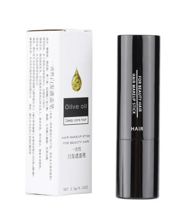 Approache Kaschierstift hidden pen hair color professional hair color pen temporary hair chalk lipstick hair color color coloring white hair cover make-up stick for the (dark brown)