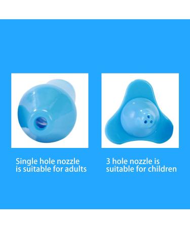Nasal Irrigation Set 60 Angle Chloride 500ml Bottle Clear Scale, Home Use - Buy Online on SooperMarket.com