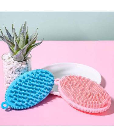 Soft Silicone Toddler Scalp Massage Pad Set - 3pcs | Gentle Bath Shampoo Scrubber for Children | Parent-Child Bonding Bath Care Tool - Buy Online on SooperMarket.com