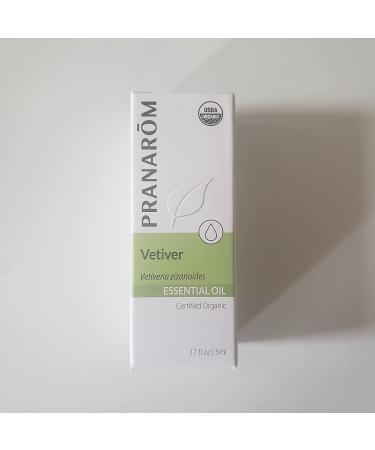 Pranarom Vetiver Essential Oil 5ml - Pure Aromatherapy for Relaxation - Buy Online on SooperMarket.com