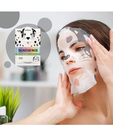 Epielle Character Sheet Masks - Dalmatian, Zebra, Cat, Shark, Narwhal, Mermaid | Pack of 12 Animal Spa Masks for All Skin Types | Korean Beauty Mask for Kids' Birthday Party, Spa Day, Girls Night - Buy Online on SooperMarket.com