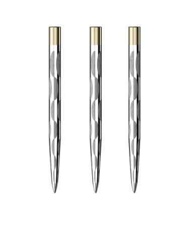 Mission Darts Laser Plus Lasered Steel Tip Points | Solid Arc |Multiple Colours and sizes 38mm Solid Arc