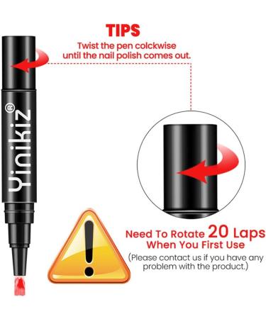 LICHENGTAI One Step Gel Nail Polish Pen 3 in 1 Nail Polish Pen UV Nail Gel Painting Pen No Base Top Coat Need Nails Art Tool Soak Off Gel Ideal for Home and Professional Manicure 086 - Buy Online on SooperMarket.com