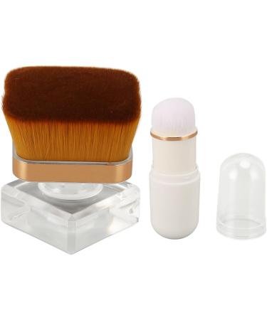 Foundation Makeup Brush Loose Powder Brush Fluffy Hair Strong Powder Grip Thickening Die Casting With Storage Box For Daily Use - Buy Online on SooperMarket.com